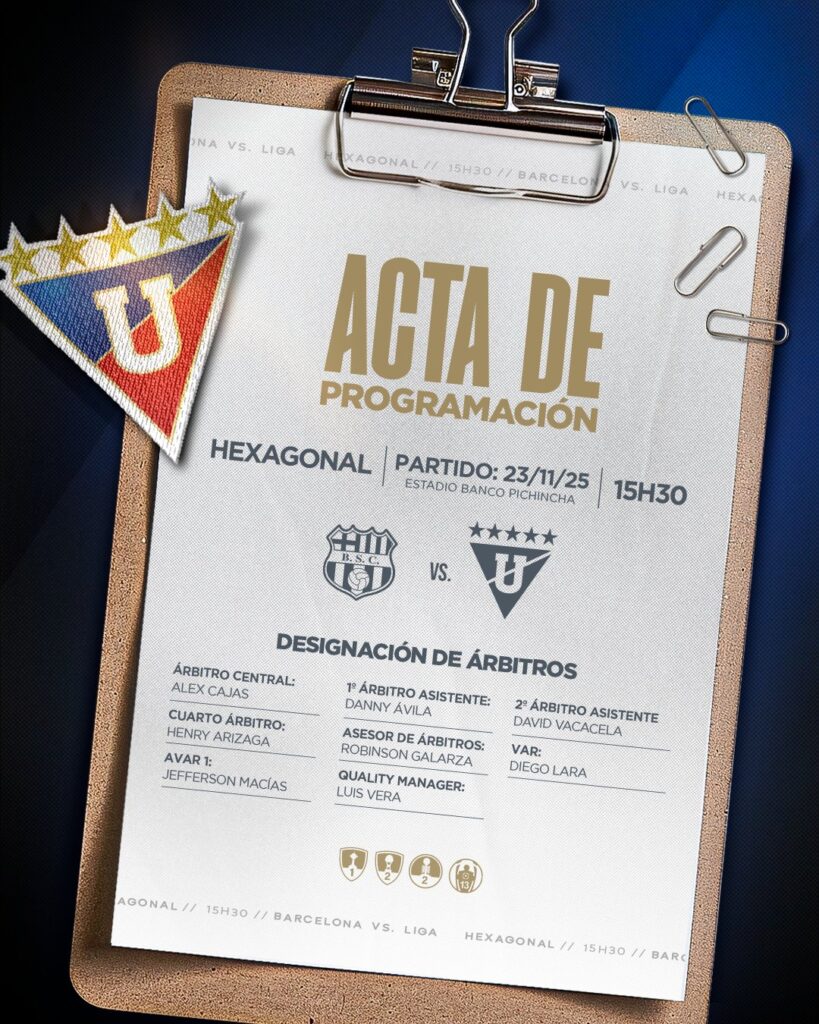 LigaPro: Barcelona vs. LDU día, hora y cómo verlo por TV