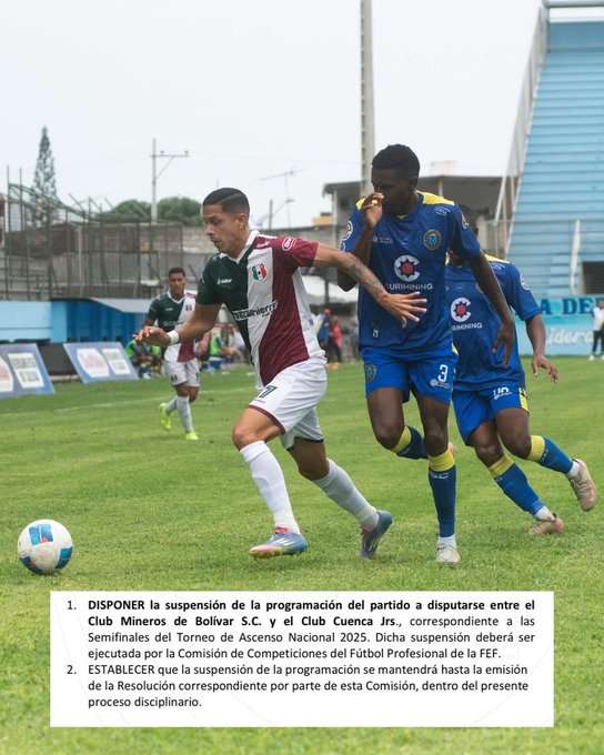 Escándalo en el Ascenso Nacional: FEF suspende semifinal por alineación indebida