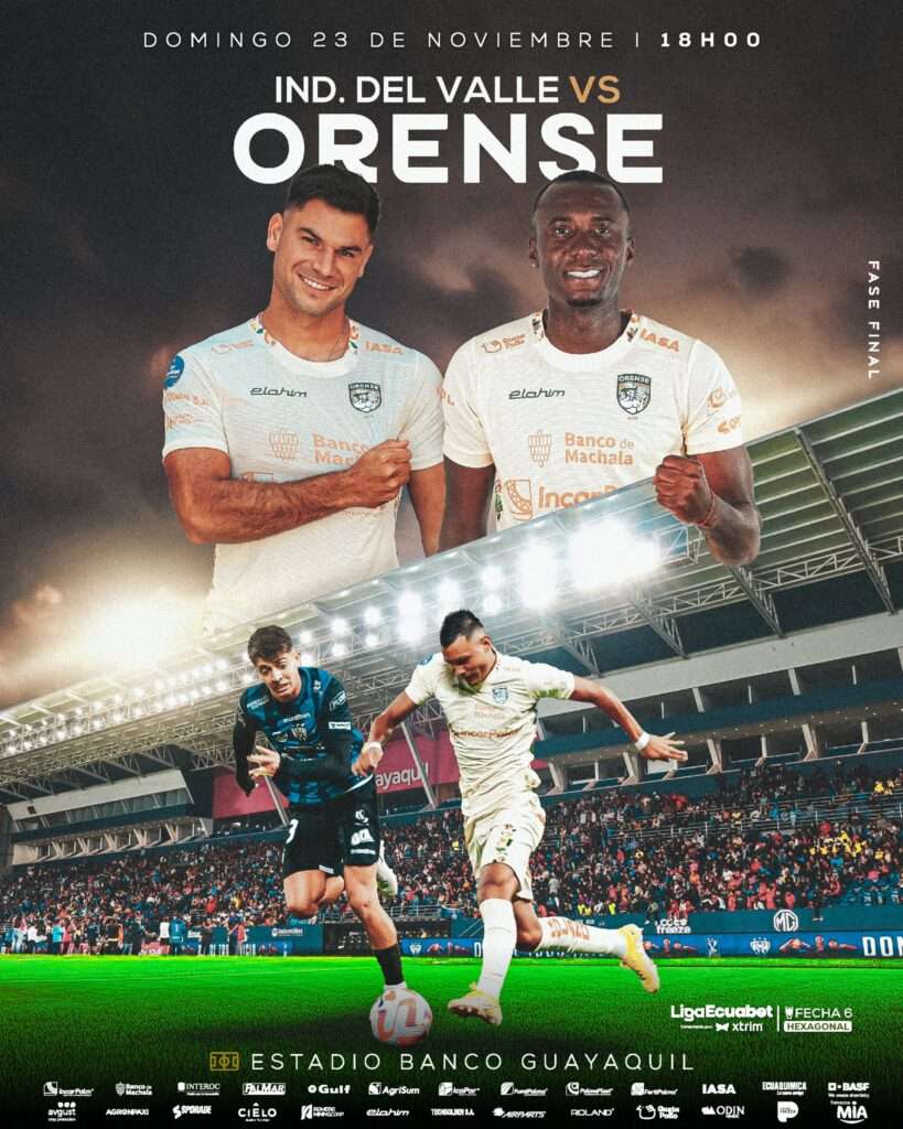 LigaPro: Independiente del Valle vs Orense día, hora y cómo verlo por TV 1 LigaPro: Independiente del Valle vs Orense día, hora y cómo verlo por TV