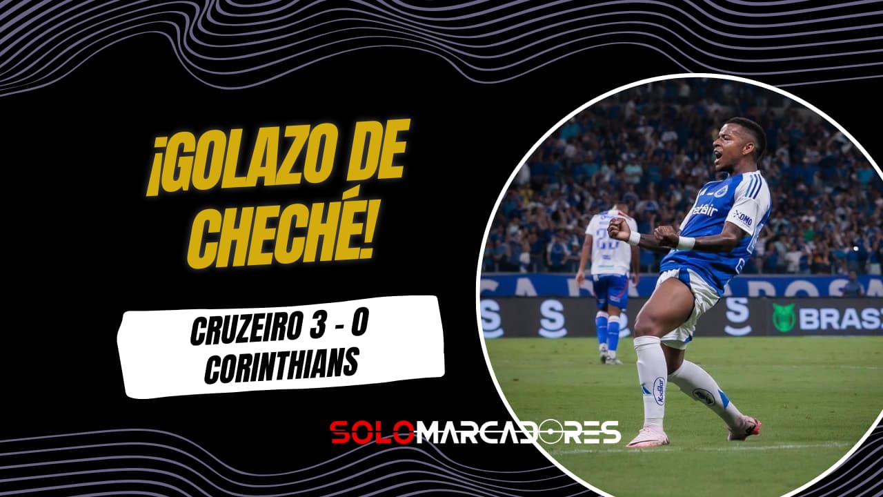 Golazo de Keny Arroyo para Cruzeiro en Brasil