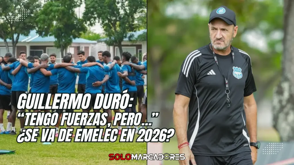 Guillermo Duró rompe el silencio sobre su futuro en Emelec