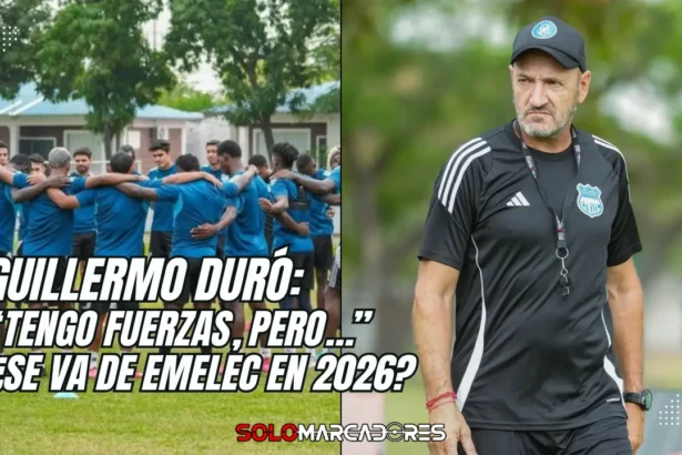 Guillermo Duró rompe el silencio sobre su futuro en Emelec