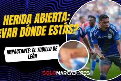 Impactante herida de Luis Fernando León (Emelec): ¿Por qué el VAR no revisó?