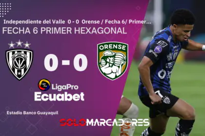 Independiente del Valle no pudo con Orense, pero el título sigue cerca
