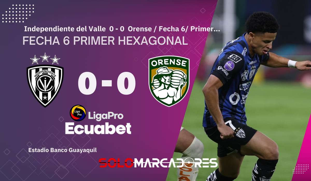Independiente del Valle no pudo con Orense, pero el título sigue cerca