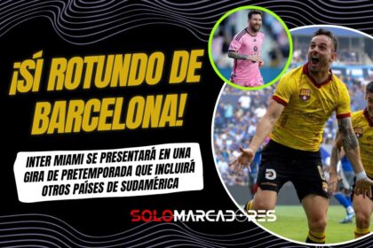 Inter Miami y Messi cerca de enfrentar a Barcelona SC en Ecuador