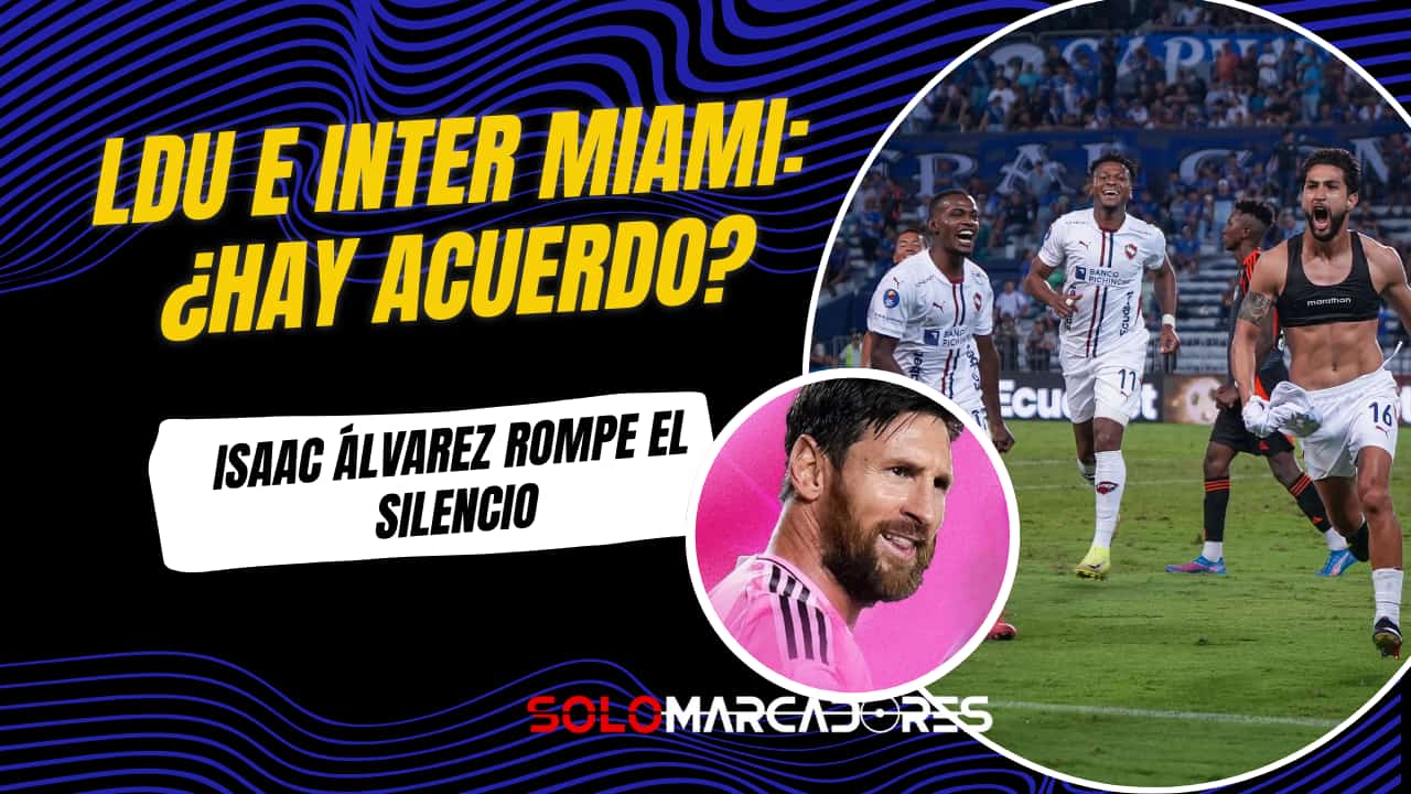 Isaac Álvarez aclara los rumores sobre Messi en Casa Blanca