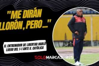 Juan Carlos León contra el arbitraje y el VAR tras el empate de Libertad