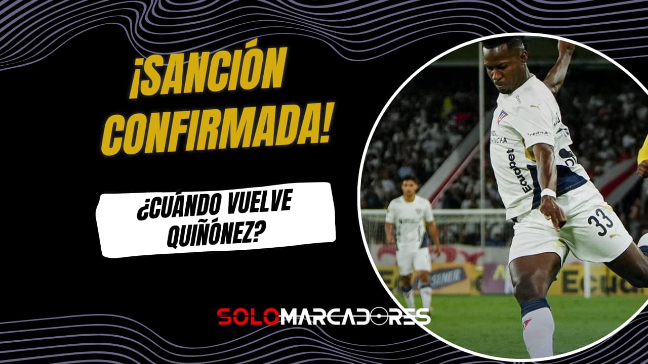Liga de Quito: Sanción para Leonel Quiñónez por su roja ante Barcelona