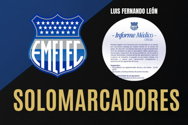 Luis Fernando León (Emelec): Parte Médico, Lesión y Tiempo de Recuperación