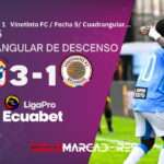 Manta le ganó a Vinotinto y lo mandó al descenso