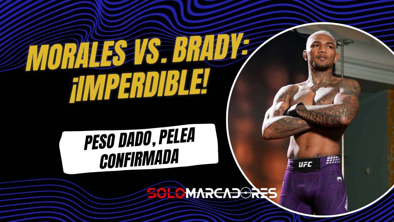 ¡Michael Morales Da el Peso y Confirma Pelea en UFC 322!