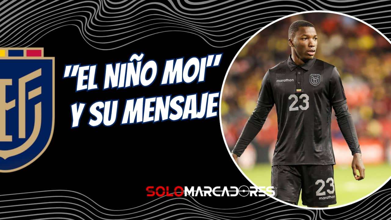 Moisés Caicedo: "Los goles de La Tri van a venir"