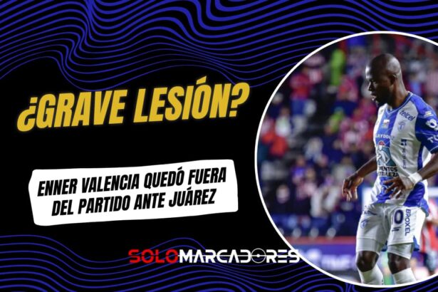 Pachuca pierde a Enner Valencia: Tiempo de baja y gravedad de su lesión