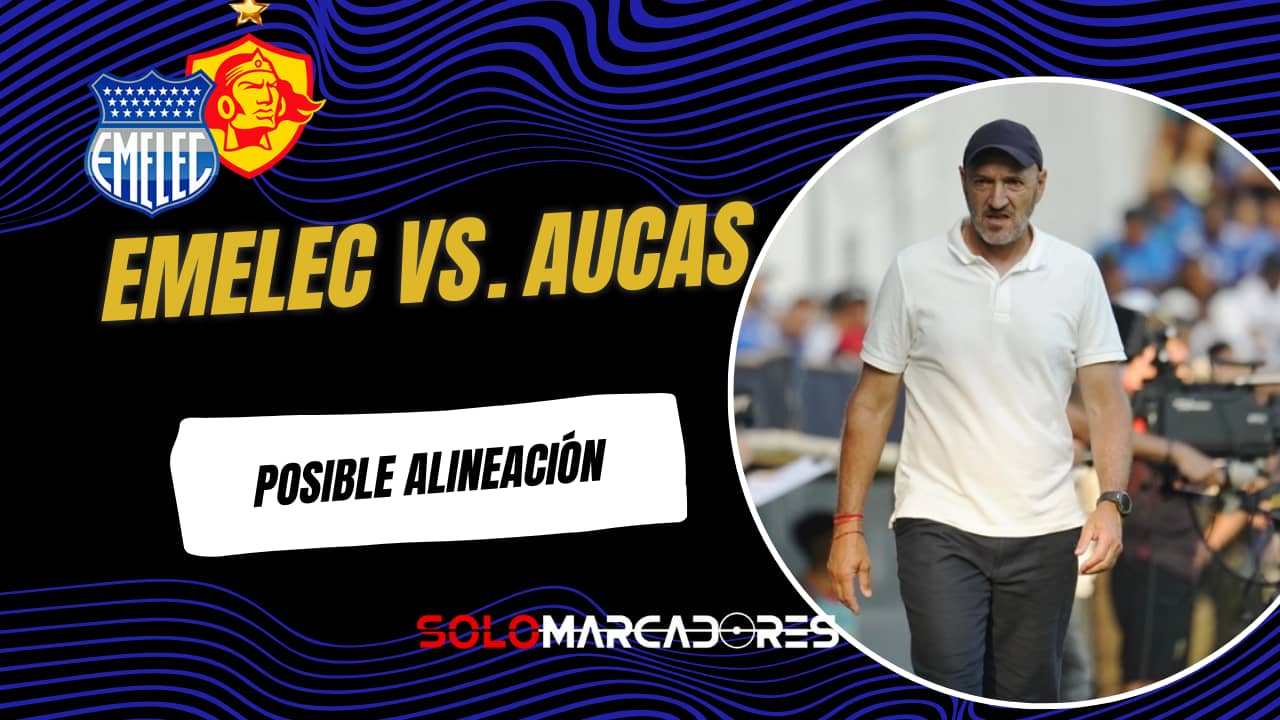 La posible alineación de Emelec para recibir a Aucas por la LigaPro