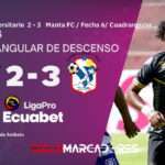 Técnico Universitario perdió ante Manta y descendió a la Serie B 3 Técnico Universitario perdió ante Manta y descendió a la Serie B