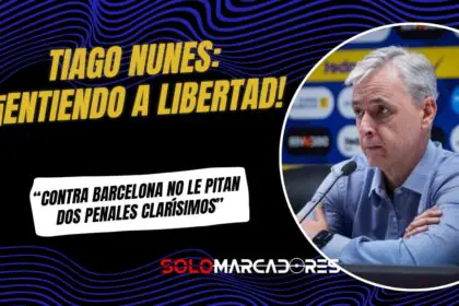 Tiago Nunes: "Entiendo el malestar de Libertad por los penales no pitados"