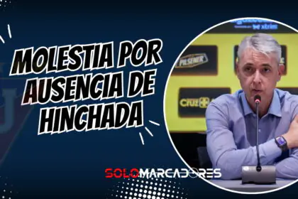 Tiago Nunes lamenta la ausencia de la hinchada alba en el Monumental