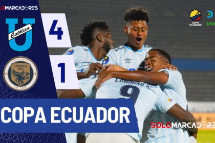 Copa Ecuador: Universidad Católica goleó a Cuenca Jrs. en la semifinal de ida