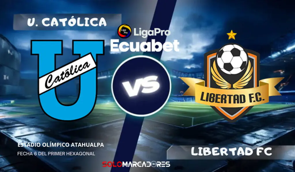 LigaPro: Universidad Católica vs Libertad día, hora y cómo verlo por TV