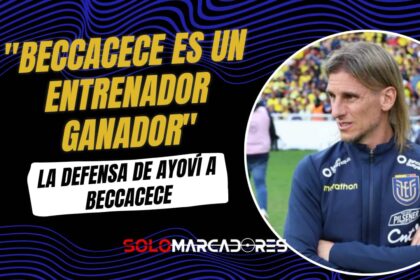Walter Ayoví apoya a Sebastián Beccacece: "Es un entrenador ganador"