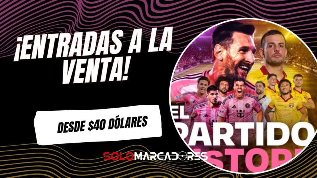 Arranca la venta de boletos para el histórico Barcelona SC vs. Inter Miami