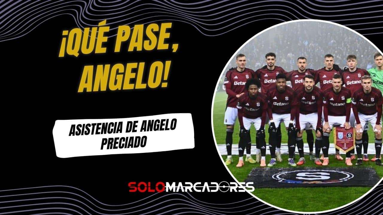 Asistencia de Angelo Preciado para el triunfo del Sparta Praga en la Conference League