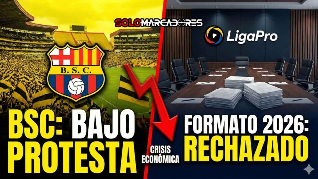 Barcelona SC expresó su rechazo al nuevo formato de competencia de la LigaPro2026 por inviabilidad económica