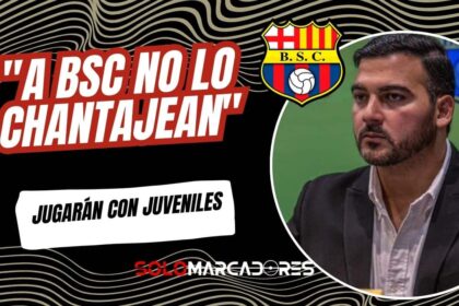 Barcelona SC jugará con juveniles ante IDV: Presidente anuncia refundación