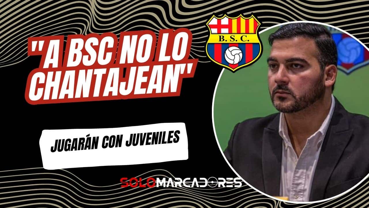 Barcelona SC jugará con juveniles ante IDV: Presidente anuncia refundación