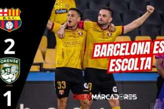 Barcelona SC vence con angustia a Orense y acaricia la Libertadores