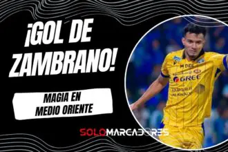 Cristhoper Zambrano: El ex Aucas que deslumbra con un golazo en Arabia Saudita