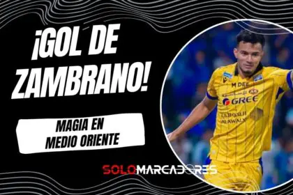 Cristhoper Zambrano: El ex Aucas que deslumbra con un golazo en Arabia Saudita