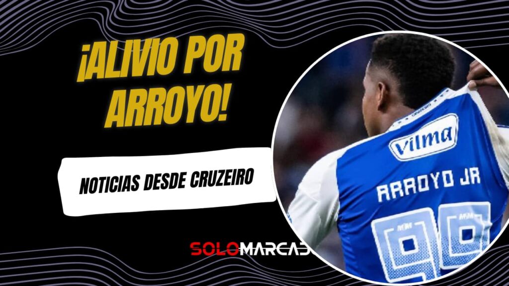 Cruzeiro dio buenas noticias sobre la lesión de Keny Arroyo