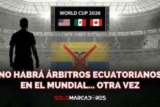 Ecuador se queda sin árbitros en el Mundial… la historia se repite