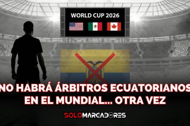 Ecuador se queda sin árbitros en el Mundial… la historia se repite 1 Ecuador se queda sin árbitros en el Mundial… la historia se repite