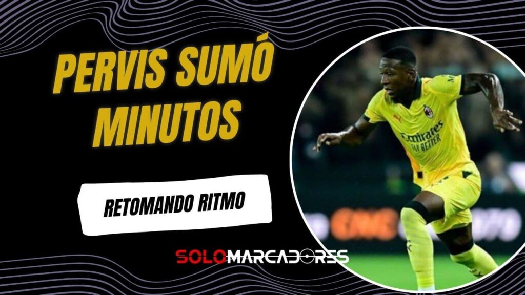 El Milan remonta, sigue líder y recupera a Pervis Estupiñán