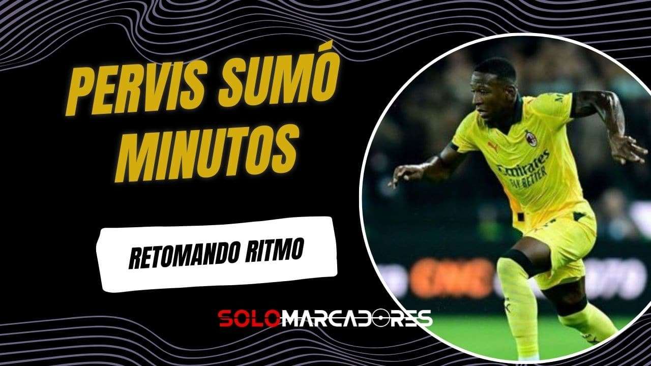 El Milan remonta, sigue líder y recupera a Pervis Estupiñán