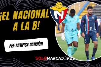 El Nacional descendió a la Serie B