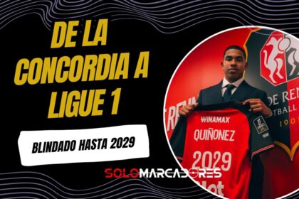 Elías Legendre firmó con el Rennes de Francia hasta 2029