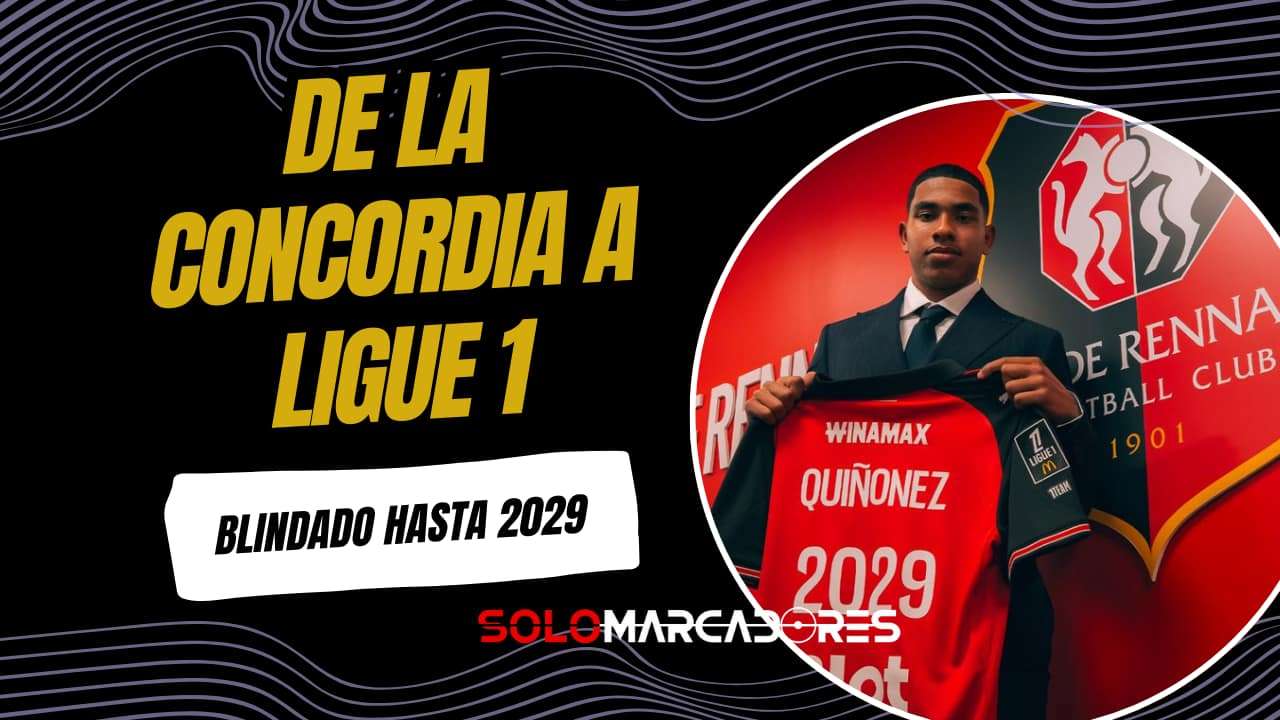 Elías Legendre firmó con el Rennes de Francia hasta 2029