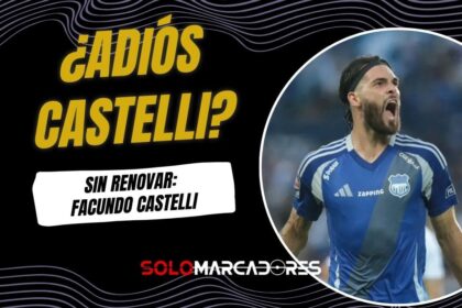 Facundo Castelli no continuaría en Emelec para la próxima temporada