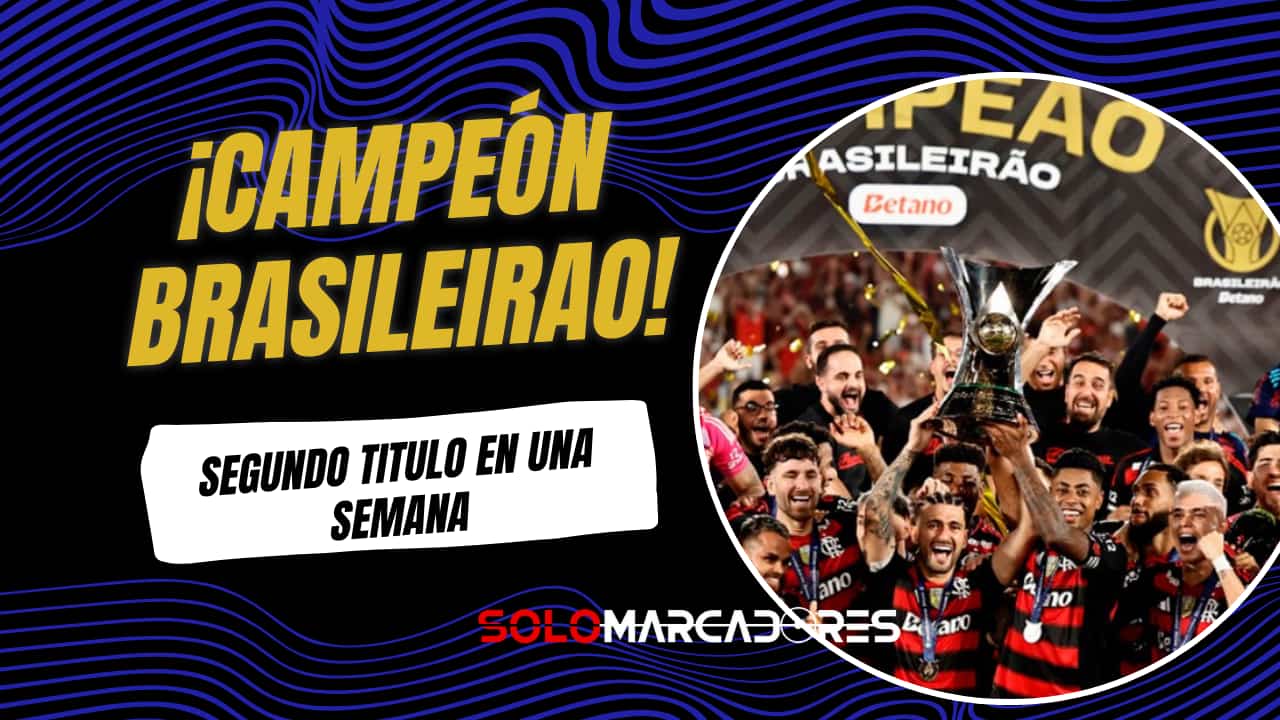 Flamengo de Gonzalo Plata venció a Ceará y ¡gritó campeón del Brasileirao!