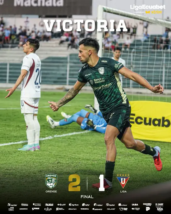 Orense acaba con el sueño de Liga de Quito y lo dejó sin chances de pelear por el título de la LigaPro