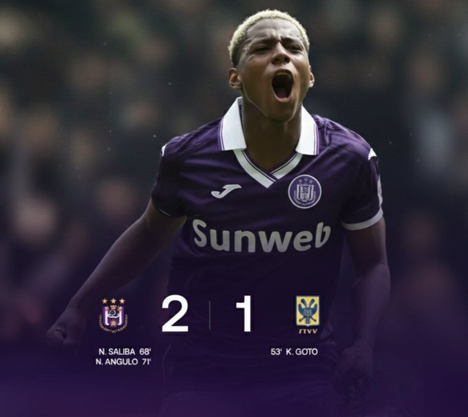 Nilson Angulo anotó en la victoria del Anderlecht