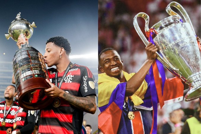 Gonzalo Plata "advierte" a Pacho antes de la final de la Intercontinental