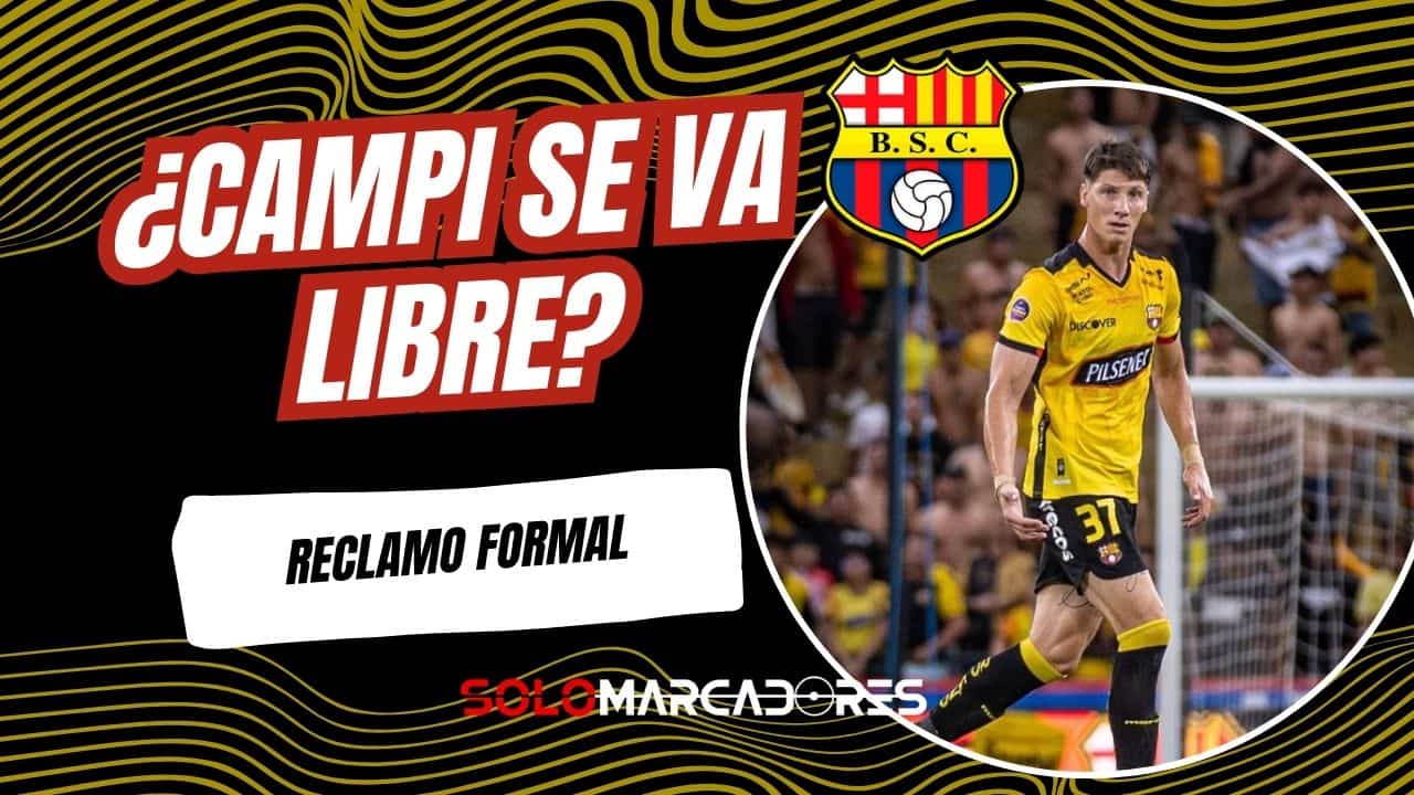Gastón Campi da un ultimátum a Barcelona SC por deuda salarial de cuatro meses