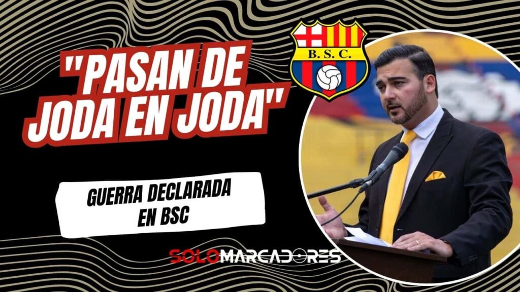 Guerra total en Barcelona SC: Álvarez explota contra los jugadores