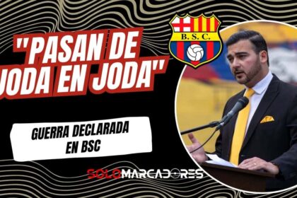 Guerra total en Barcelona SC: Álvarez explota contra los jugadores