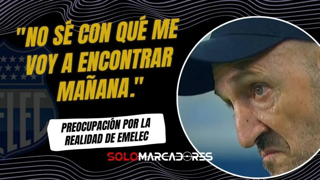 Guillermo Duró expone con preocupación la realidad de Emelec: "Es imposible planificar"